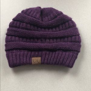 Purple CC Beanie